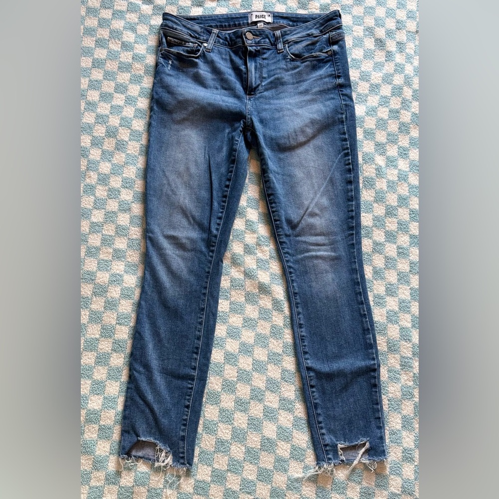 PAIGE Blue Skinny Jeans